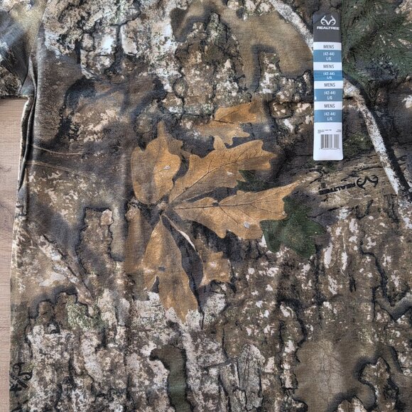 Men's Large Realtree Scent Control Apx Camo Tshirt Camouflage - Picture 2 of 6